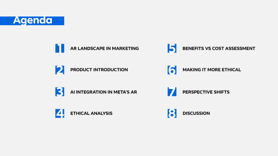 Slide: Agenda